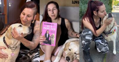 Copertina di “Sono diventata cieca a 20 anni a causa dell’artrite reumatoide. Ero spaventata e soffrivo di attacchi di panico, poi è arrivata Pancake e mi ha restituito il coraggio di essere libera”: la storia di Vanessa Casu