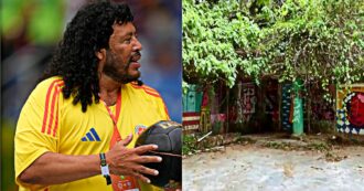 Copertina di “Acquistata con i soldi sporchi di Escobar”: sequestrata la villa dell’ex portiere Higuita in Colombia. Ma è un rudere