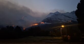 Copertina di Oltre cento sfollati e seicento ettari di boschi distrutti dal fuoco in Ossola in Piemonte