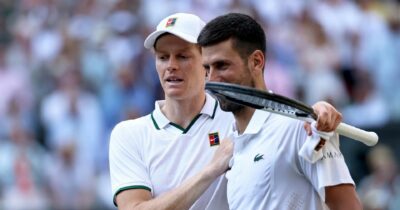 Copertina di Sinner in finale, Djokovic perde la corona in 3 set