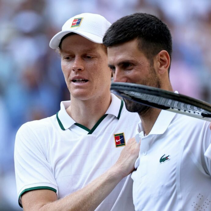 Sinner in finale, Djokovic perde la corona in 3 set