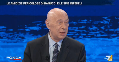 Copertina di Mieli a La7: “Ho conosciuto Lavitola a cena, ho visto da vicino che con Ranucci sono due amiconi. I sondaggi? Non avevo capito che pensava al conduttore di Report”