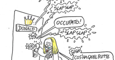 Copertina di La vignetta di Vauro