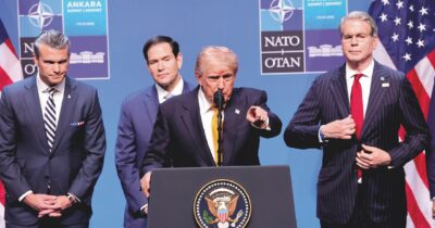 Copertina di Trump-Iran tra missili  e vendetta. Meloni nella lista nera di Mojtaba