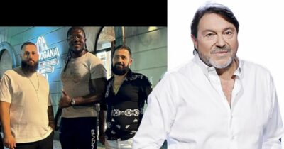 Copertina di Il socio di Lavitola con  i 2 “bombaroli” nella foto sui social