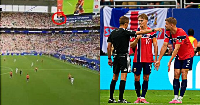 “Il pallone è caduto dritto dal cielo e ha cambiato direzione, il cavo della spider cam ha fatto assist”: mistero sul pareggio dell’Inghilterra, la Norvegia furiosa ma la Fifa nega tutto