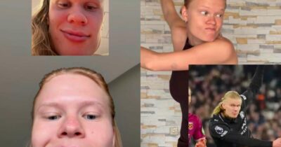 Copertina di “Sembra Erling Haaland, ma è una modella”: il volto di Anastasia conquista il web e scatena la caccia alla “gemella” del campione del Manchester City