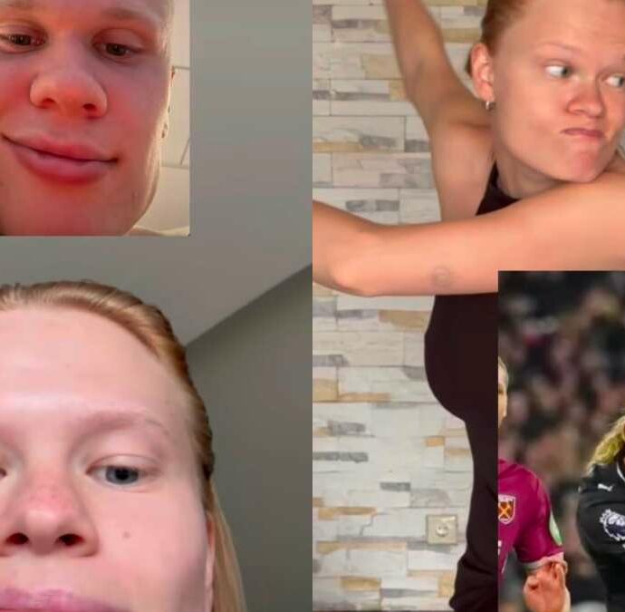 “Sembra Erling Haaland, ma è una modella”: il volto di Anastasia conquista il web e scatena la caccia alla “gemella” del campione del Manchester City