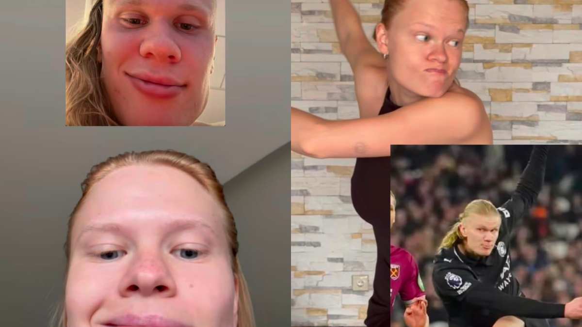 “Sembra Erling Haaland, ma è una modella”: il volto di Anastasia conquista il web e scatena la caccia alla “gemella” del campione del Manchester City