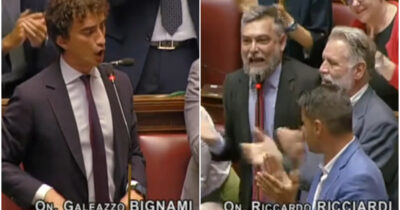 Copertina di Legge elettorale, bagarre in Aula. Bignami (FdI) accusa le opposizioni: “Vigliacchi”. Ricciardi (M5s): “Ci mettiamo la faccia e abbiamo vinto”