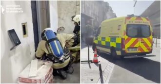 Copertina di Incendio in un edificio al centro di Bruxelles, morti e dispersi. Alcune vittime trovate in un ascensore