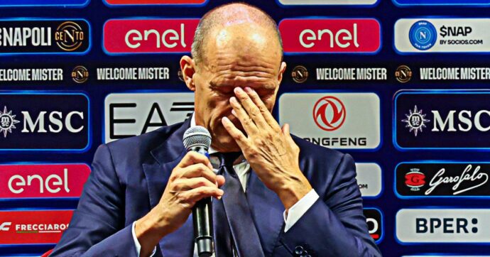 Allegri si commuove ricordando una telefonata di De Laurentiis: “Quella sera mia madre non stava bene”