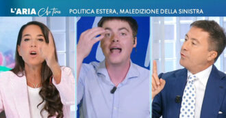"Squallido e fascista!". Lite furibonda sul riarmo e su Conte tra Paolo Romano, Bocchino e Ronzulli a La7