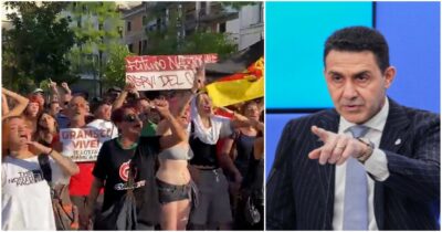 Copertina di Vannacci contestato a Pescara al grido di “fascisti, tornate nelle fogne”: interviene la polizia. Lui dal palco: “Me ne frego”