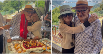 Copertina di “Ci avete inondato di affetto! Questo bacio è anche per tutti voi”: Rita Pavone festeggia i 100 anni del marito Teddy Reno