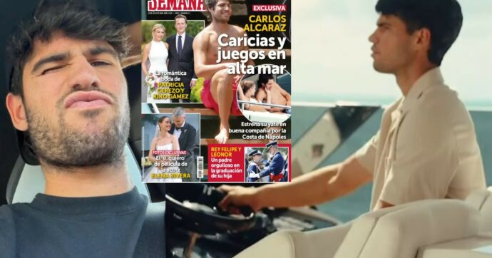 “Hanno condiviso momenti teneri”: Alcaraz avvistato sul suo yatch nel Golfo di Napoli con una misteriosa ragazza bionda