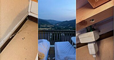 Copertina di Materassi sul balcone per sfuggire al caldo estremo, bagni allagati e ragnatele: l’incubo dei corridori del Tour de France negli hotel