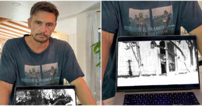 Copertina di “Non sto facendo una cosa da pazzo, è vero”: James Franco mostra un “alieno” che si è intrufolato nella sua proprietà con un video su TikTok. Il Web si divide
