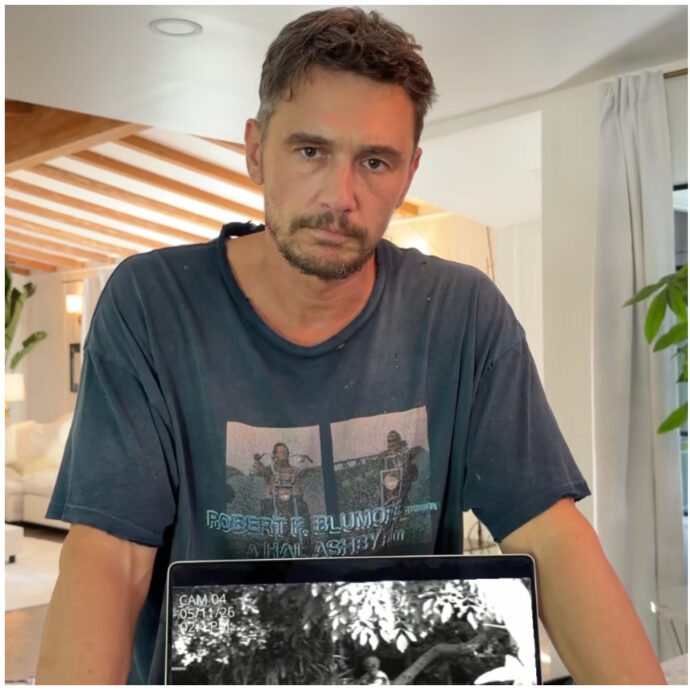 “Non sto facendo una cosa da pazzo, è vero”: James Franco mostra un “alieno” che si è intrufolato nella sua proprietà con un video su TikTok. Il Web si divide
