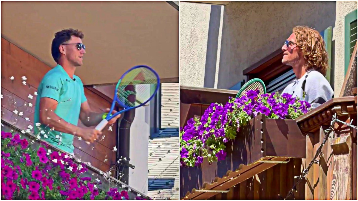 tsitsipas e ruud sorprendono i passanti il palleggio da un balcone all8217altro show nel centro di gstaad video da Ilfattoquotidiano.it tsitsipas e ruud sorprendono i passanti il palleggio da un balcone all8217altro show nel centro di gstaad video