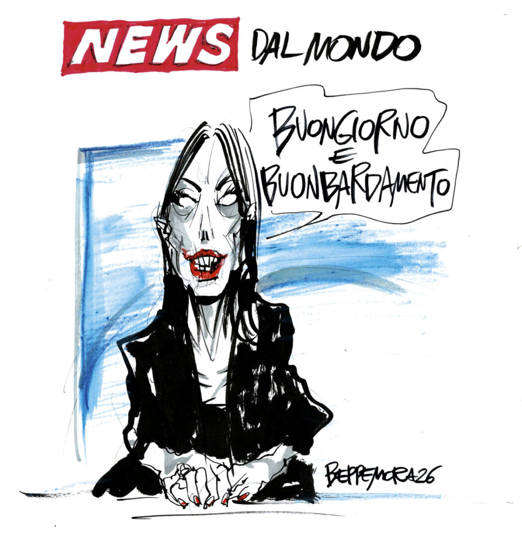 La vignetta di Beppe Mora