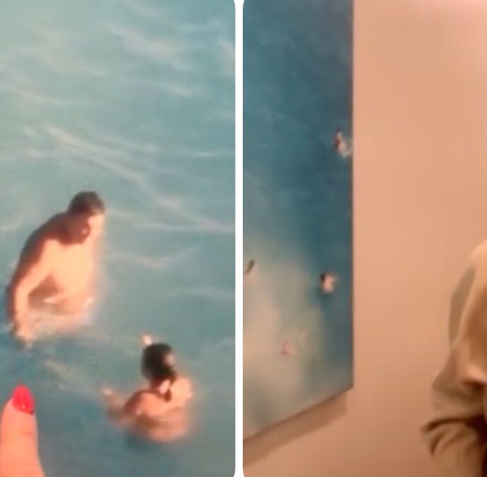 “Papà, quello sei proprio tu. Anzi, siamo tutti noi”: una famiglia affitta una casa su Airbnb e trova la propria foto appesa al muro, l’incredibile coincidenza