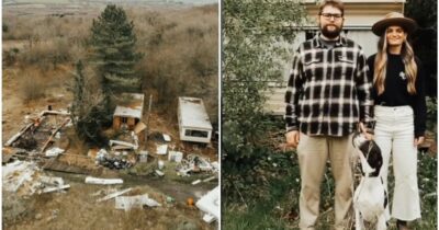 Copertina di “Abbiamo venduto tutto per comprare un camper vecchio di 25 anni pieno di muffa, con una sola doccia esterna che congelava ogni inverno e un bagno da svuotare a mano”: la storia di Jon e Emilie James
