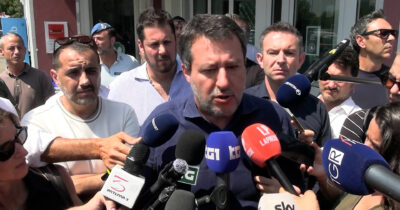 Copertina di Salvini da Roggero in carcere: “Aggressione al fidanzato della figlia? Ha smentito, ricostruzioni fantasiose”. Ma c’è stato un processo e il gioielliere ha pure patteggiato