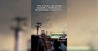 Copertina di “Rimanete in posizione, non evacuate”: l’annuncio al concerto di Bad Bunny poco prima della violenta grandinata che ha interrotto l’evento