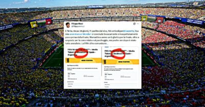Copertina di “Avevo l’accredito per la finale, ma la Fifa mi ha tolto tutto”: la denuncia del giornalista Filippo Maria Ricci, escluso da Spagna-Argentina