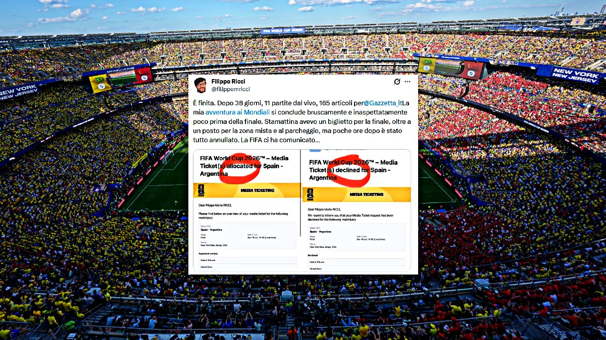 avevo l8217accredito per la finale ma la fifa mi ha tolto tutto la denuncia del giornalista filippo maria ricci escluso da spagna argentina da Ilfattoquotidiano.it avevo l8217accredito per la finale ma la fifa mi ha tolto tutto la denuncia del giornalista filippo maria ricci escluso da spagna argentina