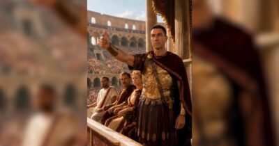 Copertina di Vannacci in versione imperatore “condanna a morte” Conte e Schlein nel video fatto con l’IA. La reazione: “Incita alla violenza, Meloni che dice?”
