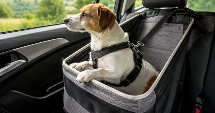 Cani in auto, come viaggiare in sicurezza. Le regole per partire senza stress