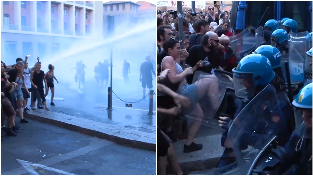 morte fakir scontri alla manifestazione a bologna la polizia usa idranti e lacrimogeni video da Ilfattoquotidiano.it morte fakir scontri alla manifestazione a bologna la polizia usa idranti e lacrimogeni video