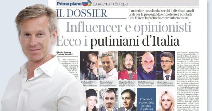 Copertina di Lista-patacca dei “putiniani”: il Corriere deve risarcire Orsini