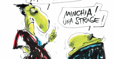 Copertina di La vignetta di Franzaroli