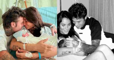 Copertina di Fedez e Giulia Honegger guardano la finale dei Mondiali in tv, ma con una sorpresa speciale: il primo momento a casa con il neonato Edoardo Lupo