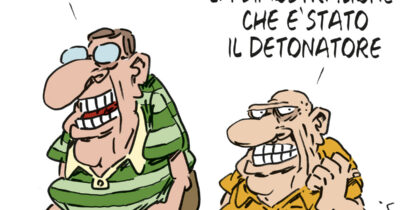 Copertina di La vignetta di Franzaroli