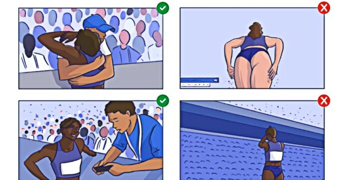 Stop alle riprese sessualizzanti e allo zoom sul corpo delle atlete: le nuove linee guida che coinvolgono anche la Rai