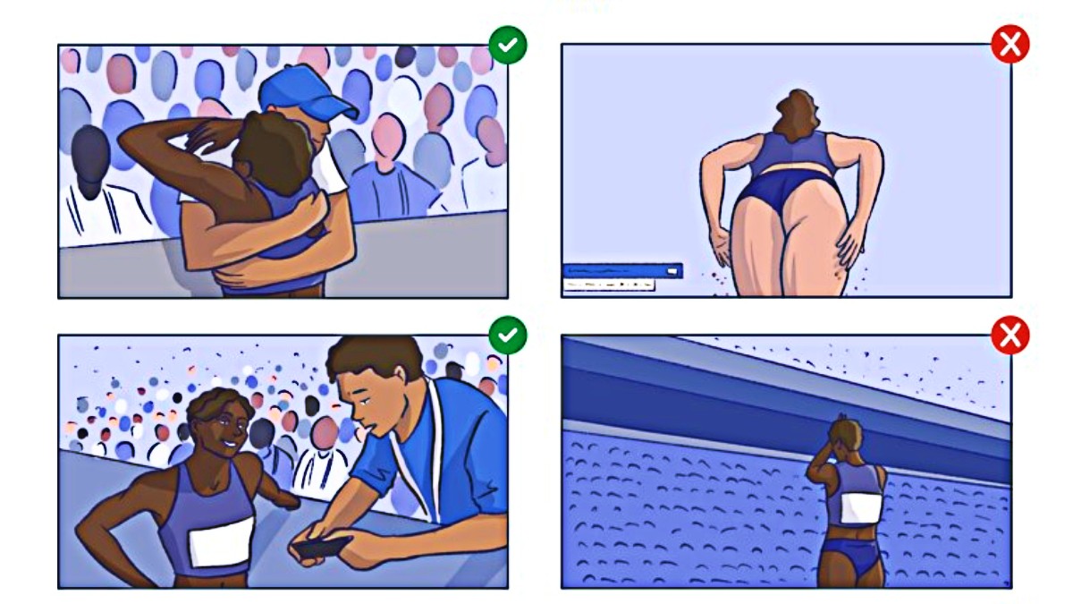 stop alle riprese sessualizzanti e allo zoom sul corpo delle atlete le nuove linee guida che coinvolgono anche la rai da Ilfattoquotidiano.it stop alle riprese sessualizzanti e allo zoom sul corpo delle atlete le nuove linee guida che coinvolgono anche la rai