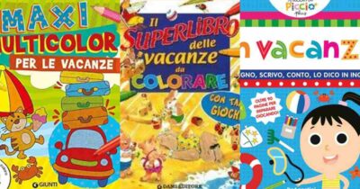 Copertina di Come tenere impegnati i bambini in viaggio o al ristorante: la nostra guida ai libri da colorare, giochi creativi e attività da portare in vacanza