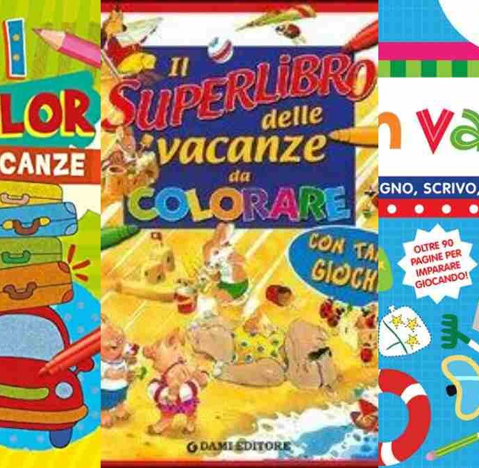 Come tenere impegnati i bambini in viaggio o al ristorante: la nostra guida ai libri da colorare, giochi creativi e attività da portare in vacanza