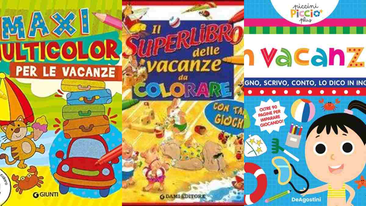 Come tenere impegnati i bambini in viaggio o al ristorante: la nostra guida ai libri da colorare, giochi creativi e attività da portare in vacanza