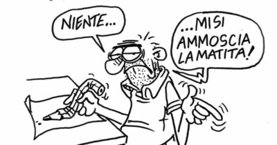 Copertina di La vignetta di Vauro