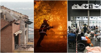 Copertina di Incendi in Francia e Spagna, sale a 325mila il totale degli sfollati. Nuovi roghi a Valencia