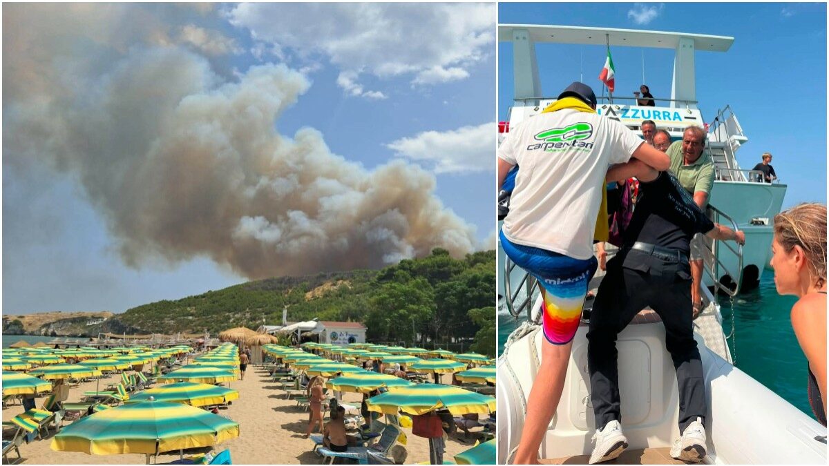incendio nel gargano le fiamme minacciano lidi e hotel a peschici turisti evacuati via mare da Ilfattoquotidiano.it incendio nel gargano le fiamme minacciano lidi e hotel a peschici turisti evacuati via mare