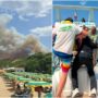 Copertina di Incendio nel Gargano, le fiamme minacciano lidi e hotel a Peschici. Turisti evacuati via mare
