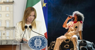 Meloni vuole festeggiare il record di longevità del governo a Bari. Problema: il palco è già occupato da Caparezza