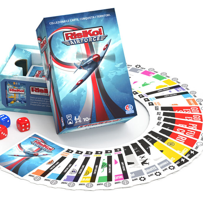 RisiKo! Airforce: un gioco di carte strategico veloce ed entusiasmante ispirato ad uno dei grandi classici del gioco da tavolo
