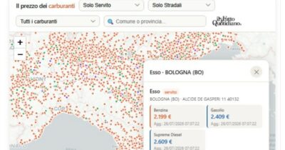 Copertina di Caro carburanti, gasolio a 2,092 euro al litro lungo la rete stradale. La mappa interattiva per trovare il distributore più conveniente
